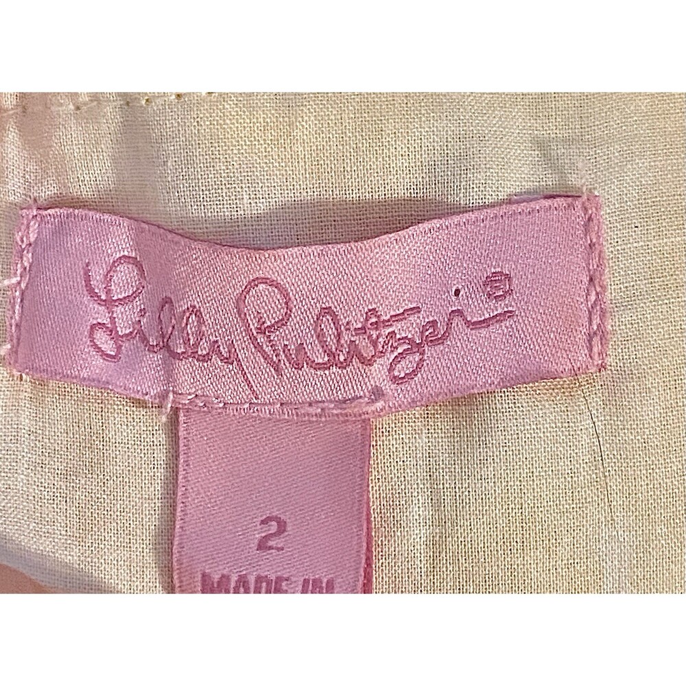 Lilly Pulitzer Mila Shift Dress Size 2 Yellow First Impressions - Picture 2 of 3